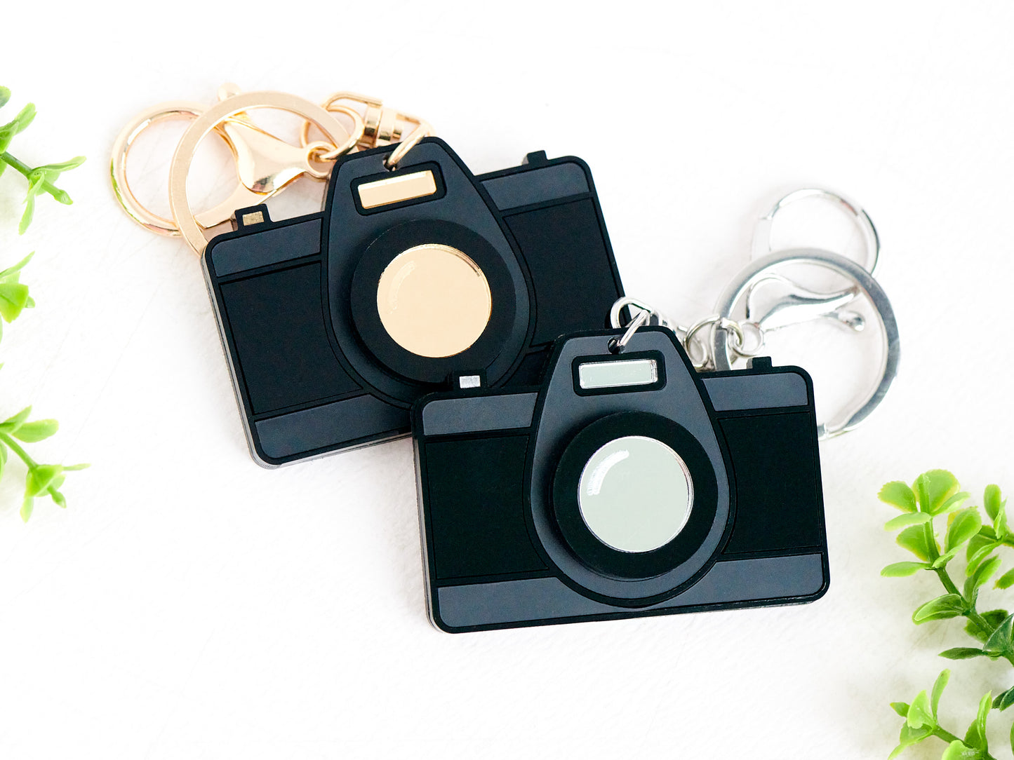 Personalized Fashion Acrylic Camera Keychain Bag Tag Accessory