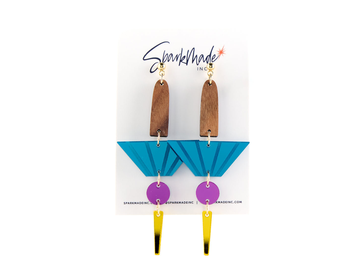 Colibri Peru Inspired Dangle Earrings
