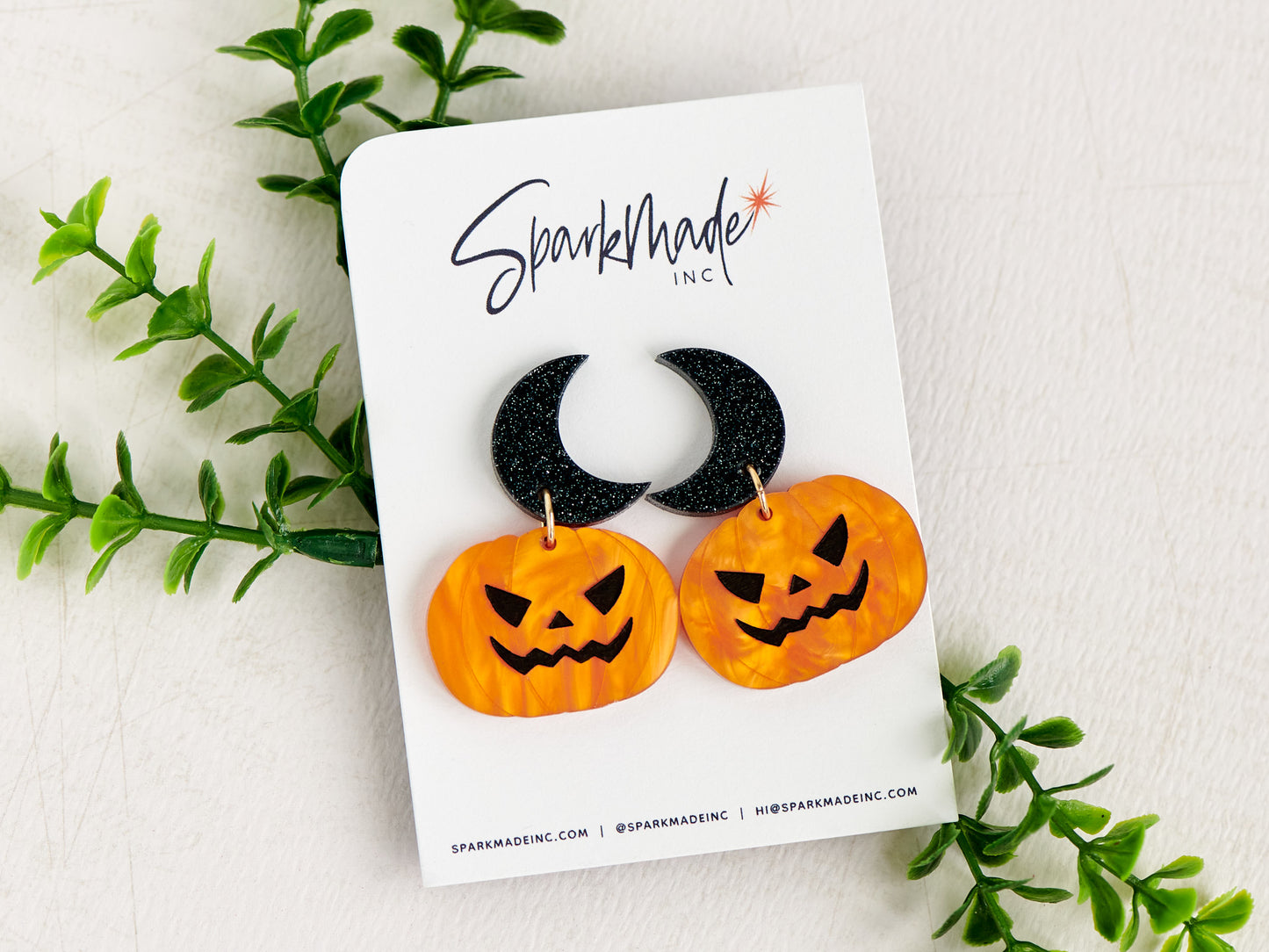 Halloween Spooky Pumpkin Earrings