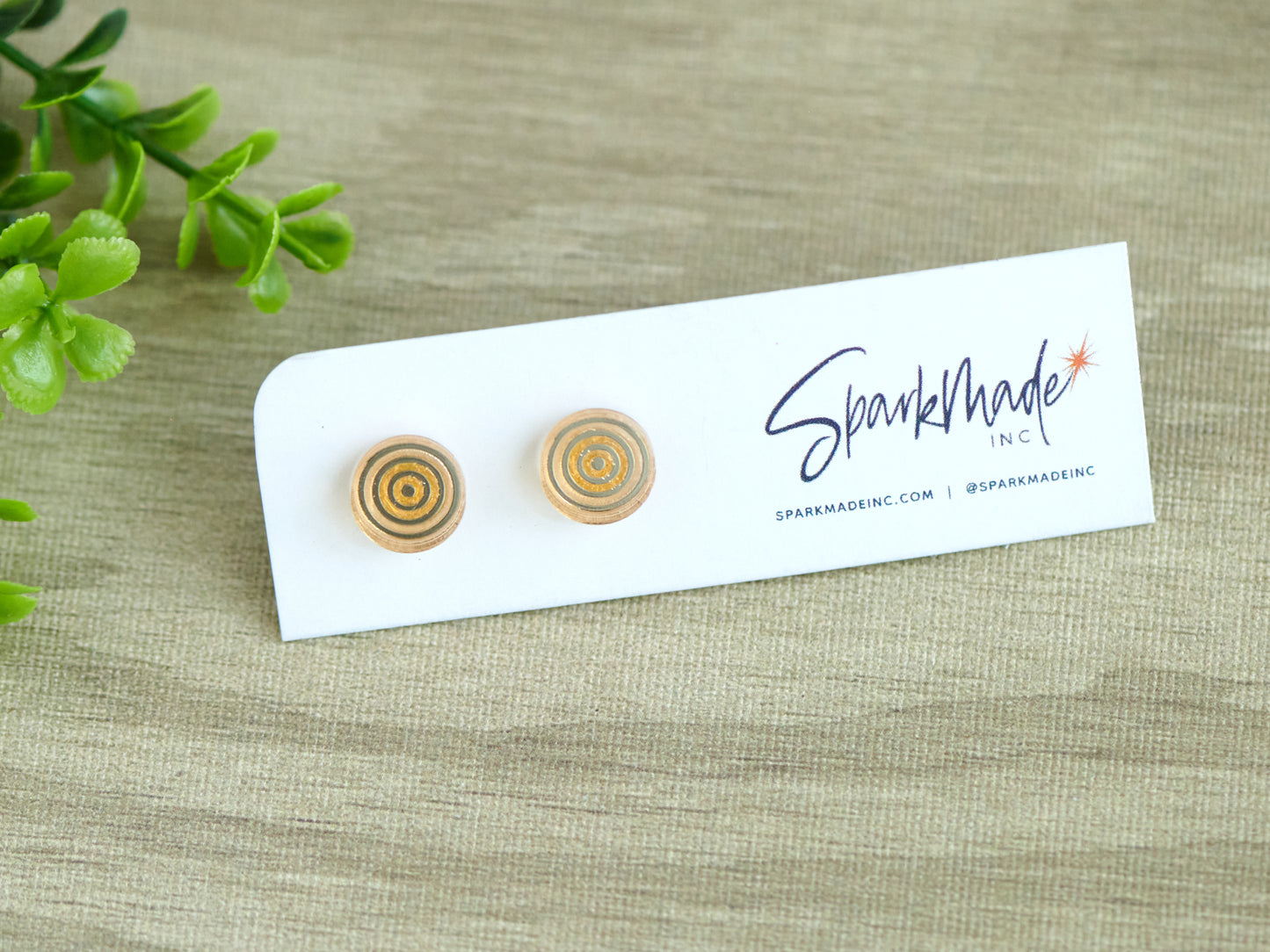 Inner Circle Stud Earrings