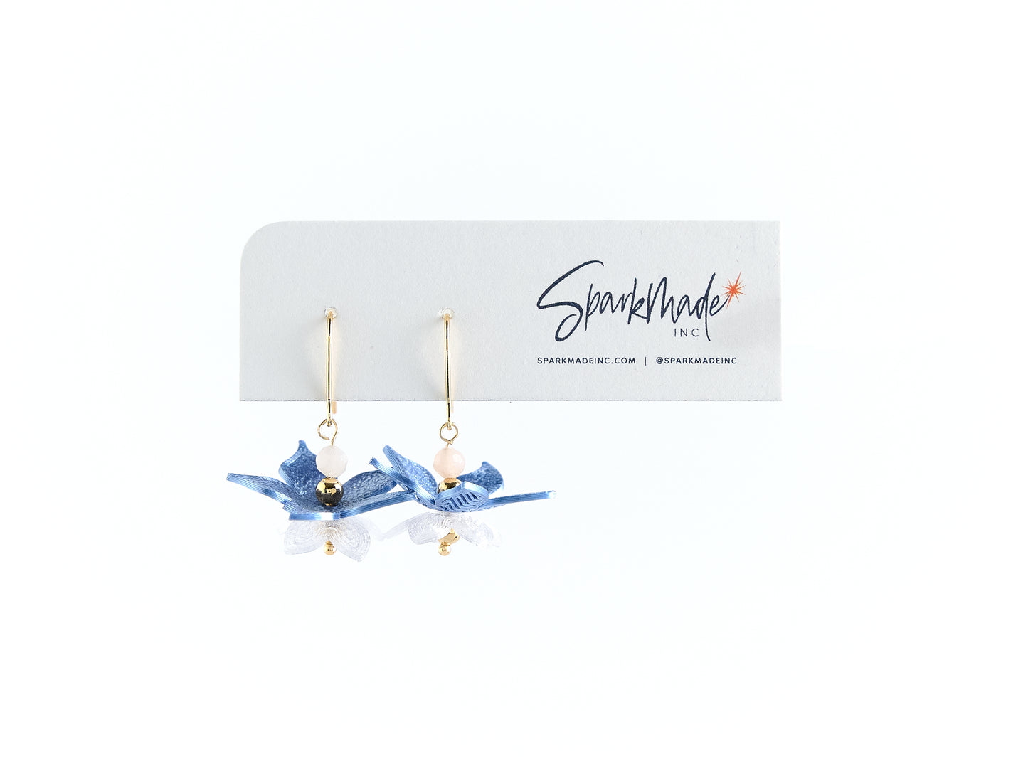 Kaia Drop Earrings Blue