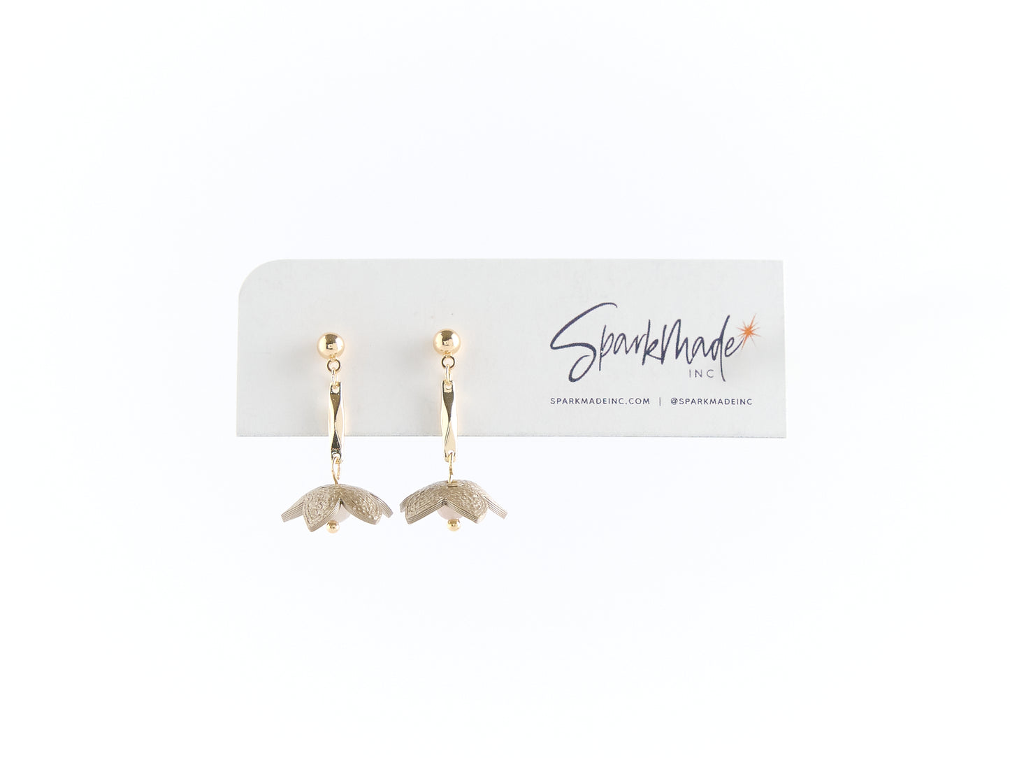 Kaia Single Drop Earrings Gold