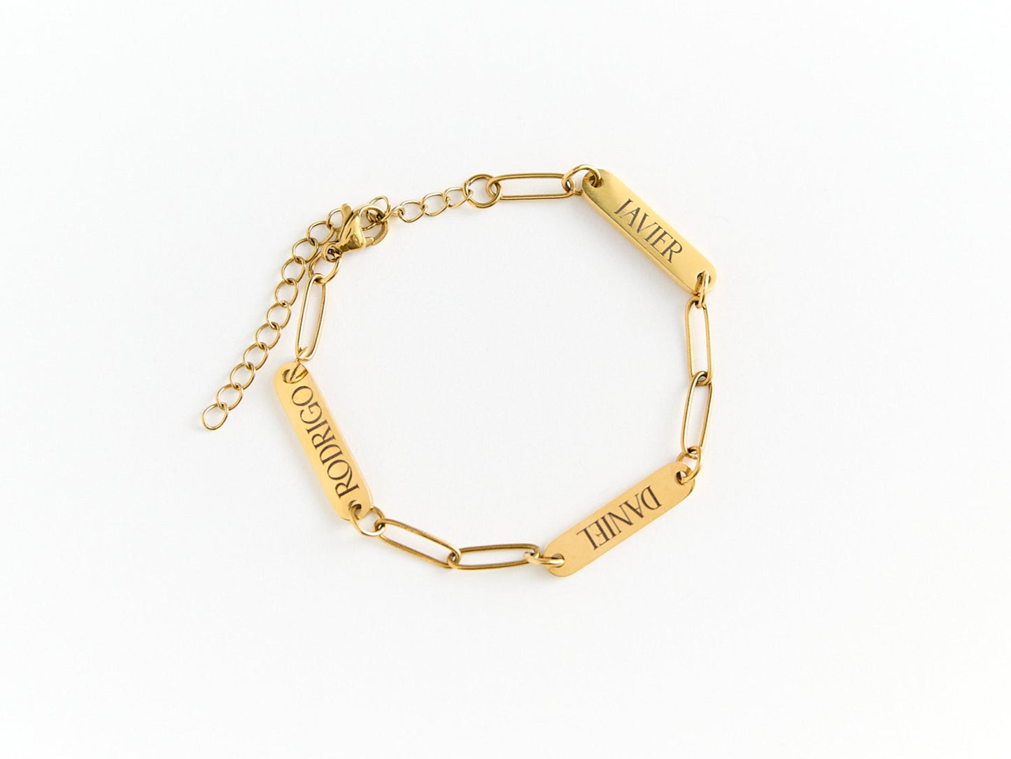 Personalized Mini Bar Paperclip Bracelet