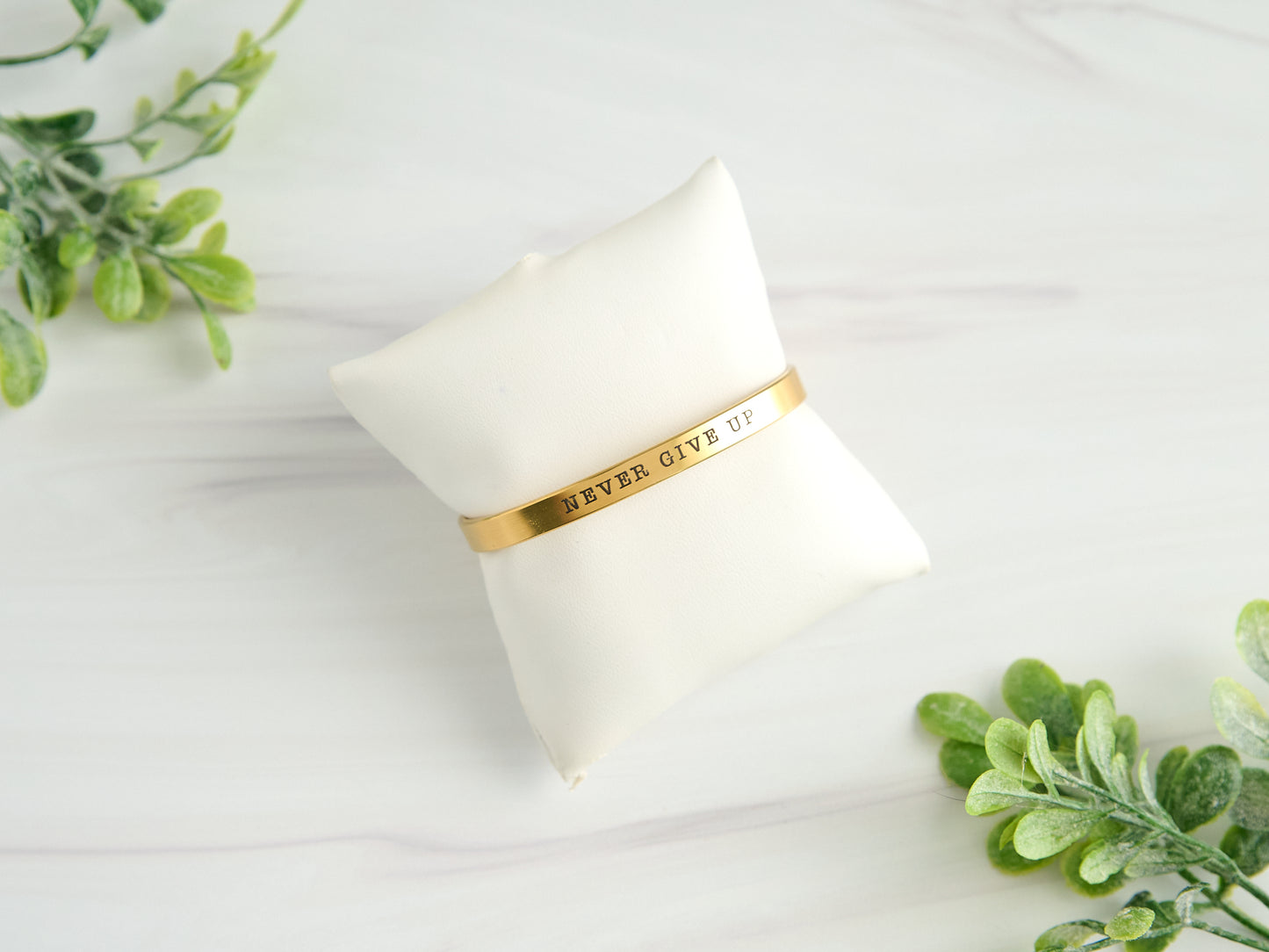 Personalized Stainless Steel Bangle Bracelet