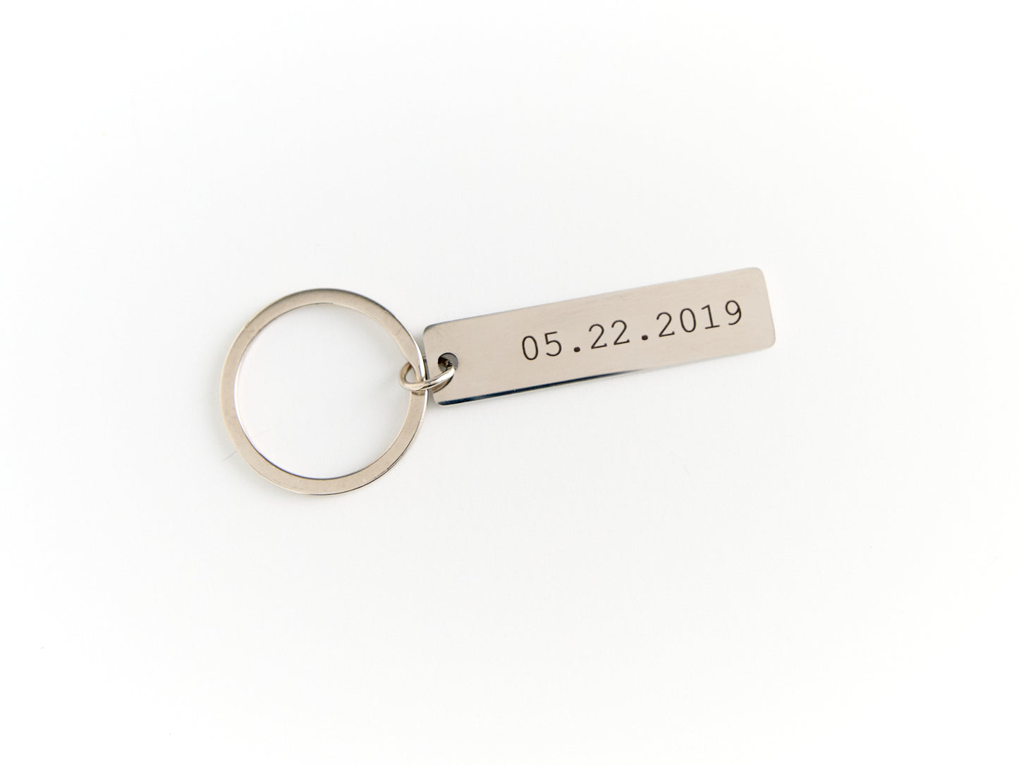 Personalized Stainless Steel Keychain
