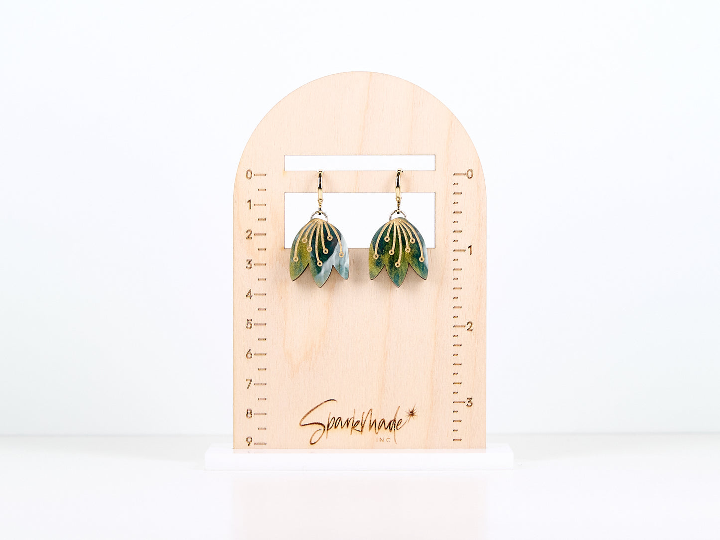 Tulip Earrings Blue