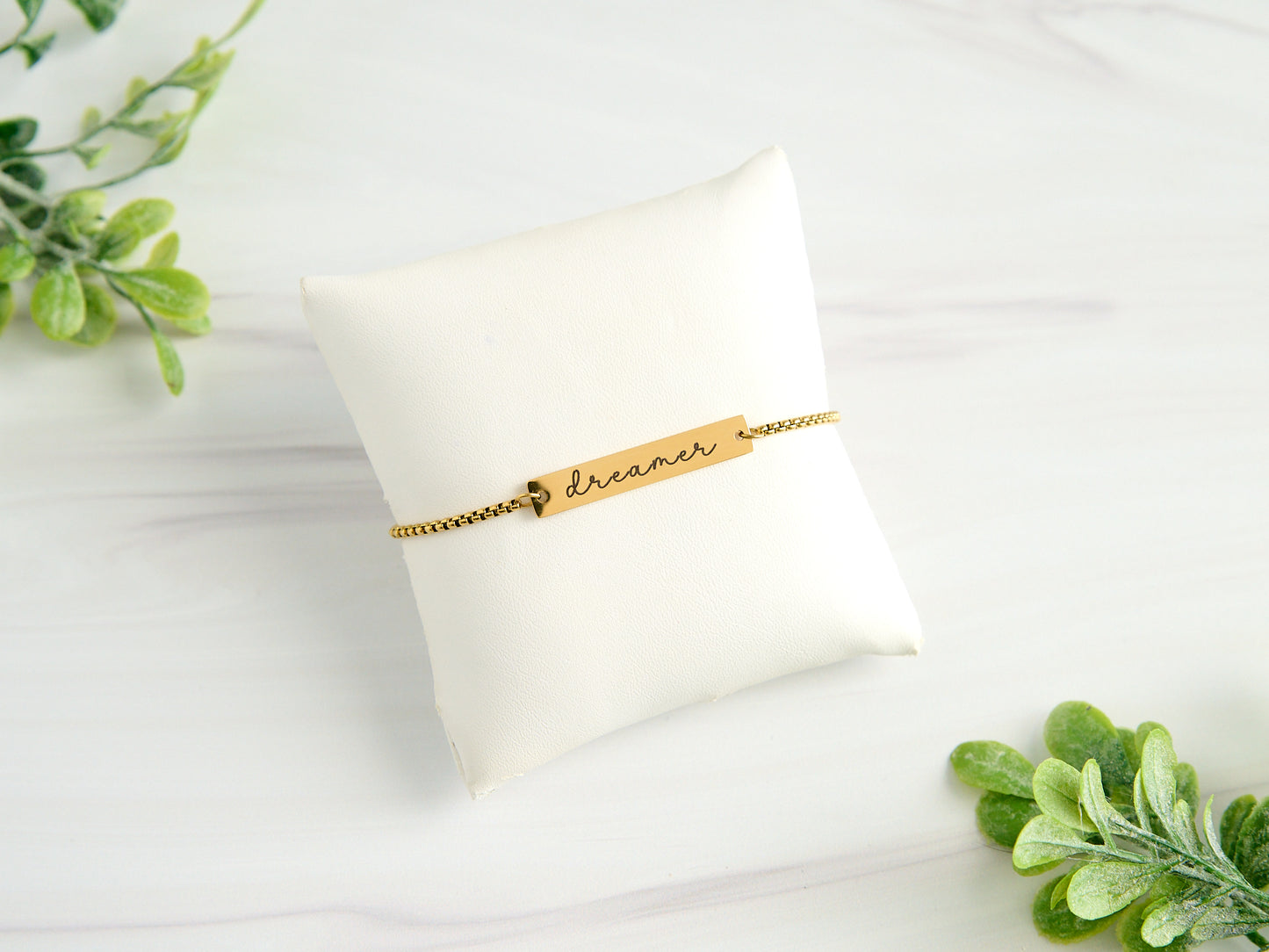 Personalized Adjustable Stainless Steel Bracelet