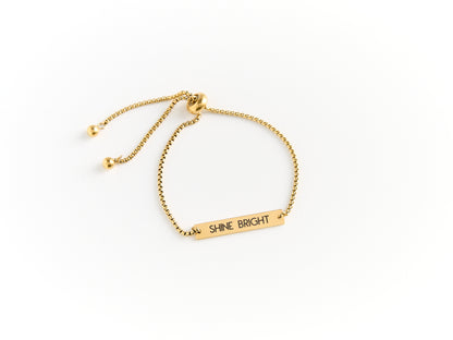 Personalized Adjustable Stainless Steel Bracelet