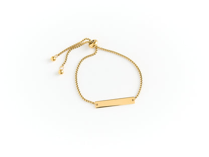 Personalized Adjustable Stainless Steel Bracelet