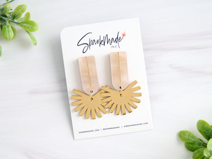 Amaia Acrylic & Stainless Steel Earrings