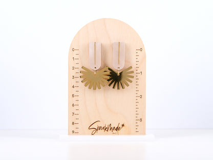 Amaia Acrylic & Stainless Steel Earrings