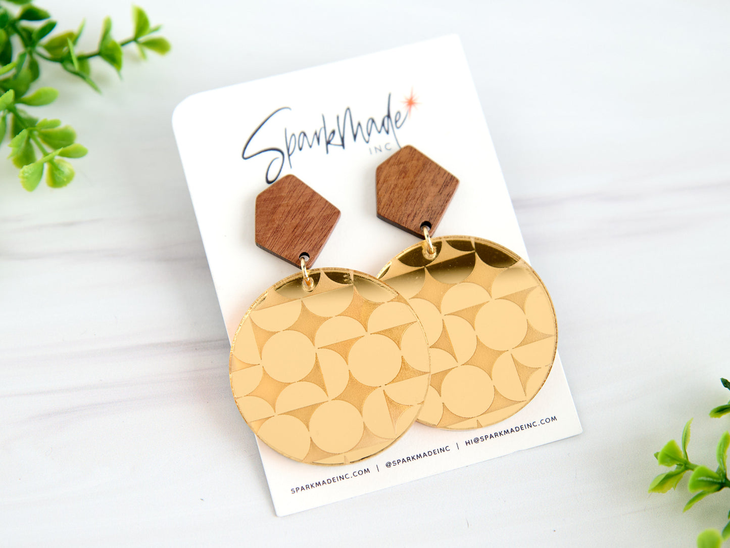 Art Deco Statement Earrings