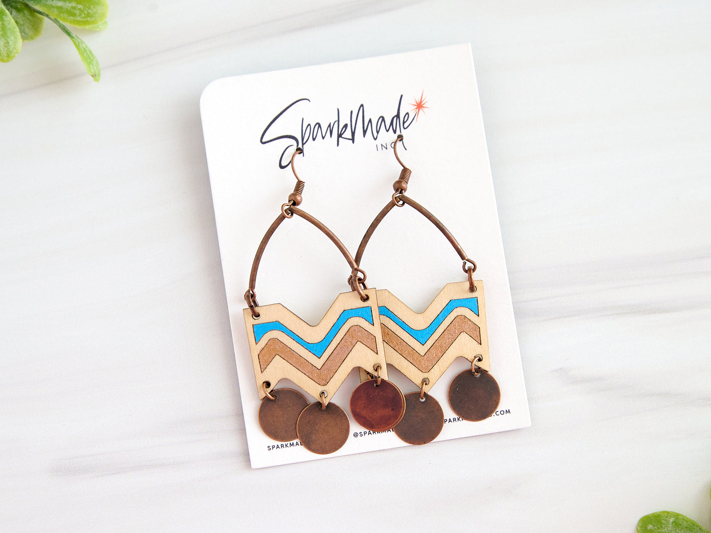 Boho Chevron Earrings