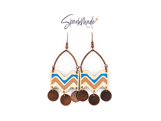 Boho Chevron Earrings