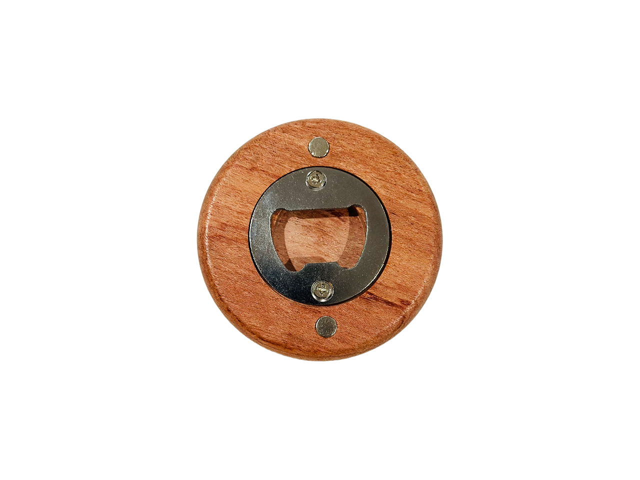 The Beer King Engraved Wood Bottle Opener
