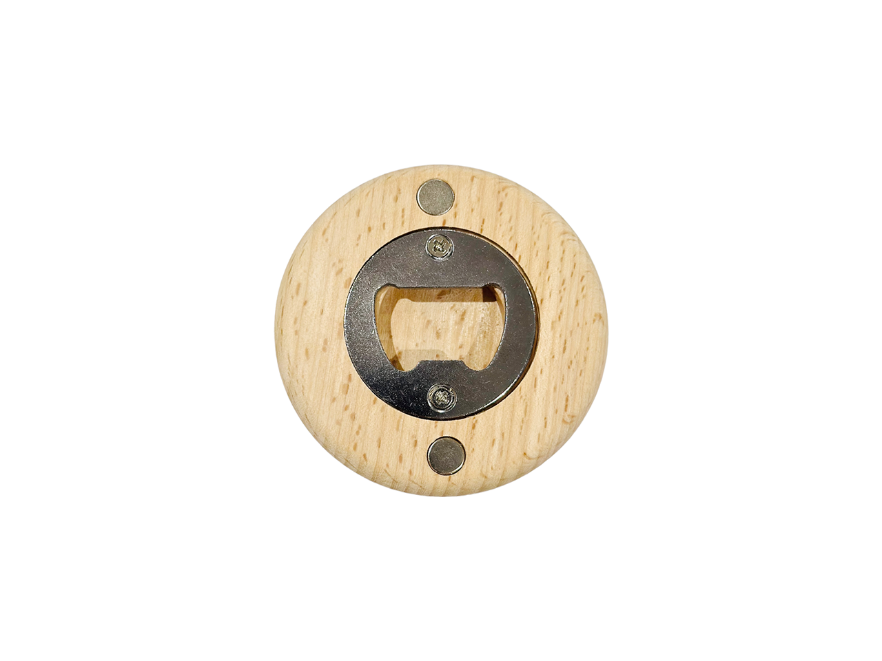 The Beer King Engraved Wood Bottle Opener