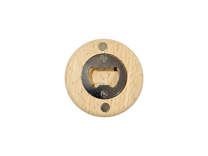 The Beer King Engraved Wood Bottle Opener