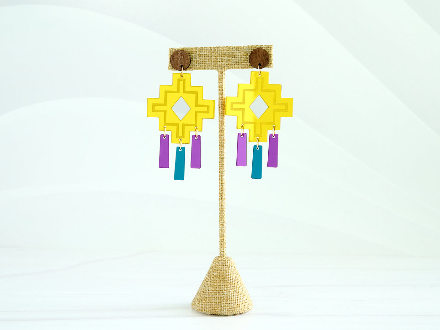 Inca's Cross Peru Inspired Dangle Earrings
