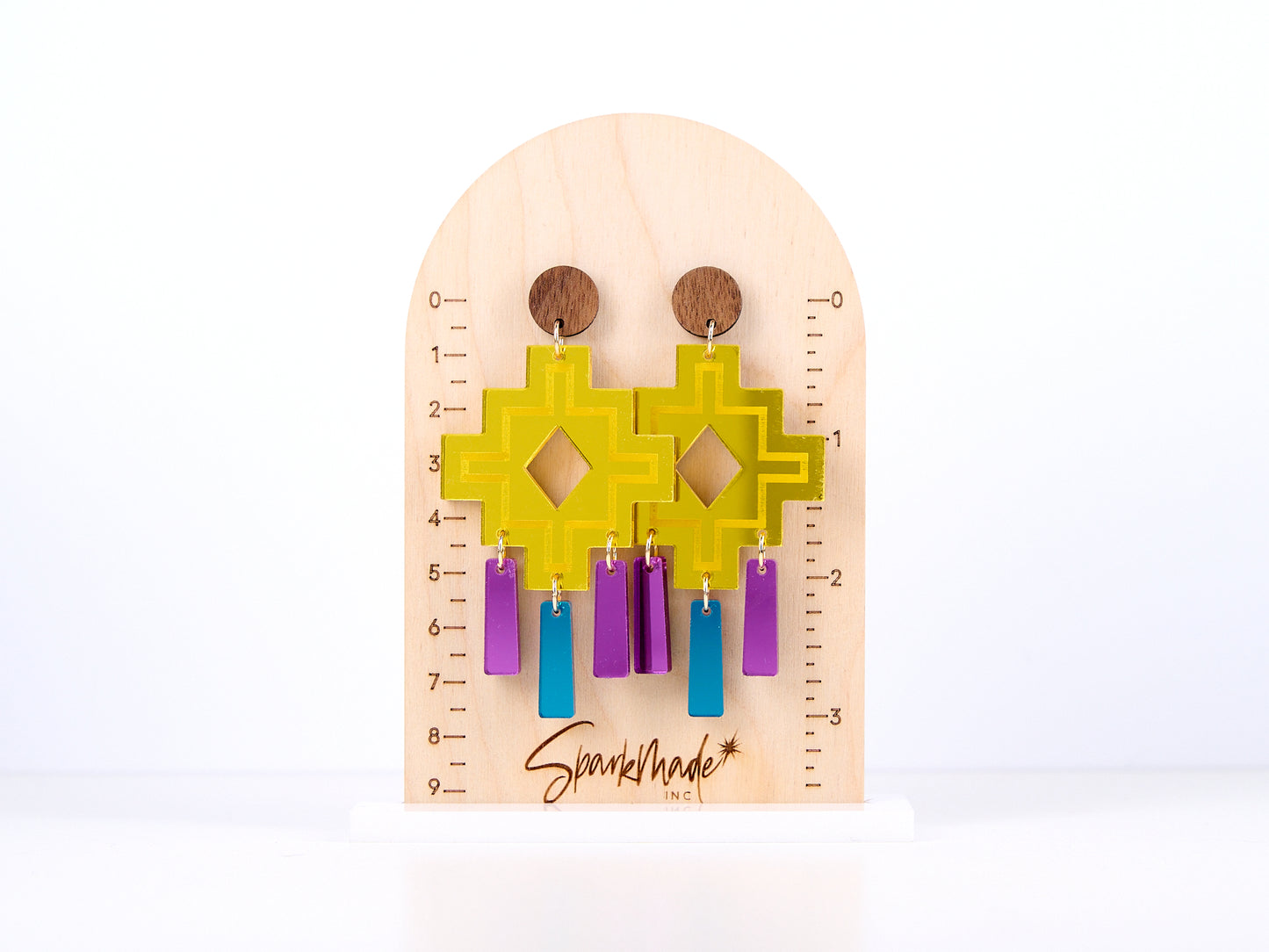 Inca's Cross Peru Inspired Dangle Earrings
