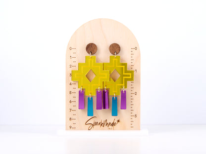 Inca's Cross Peru Inspired Dangle Earrings