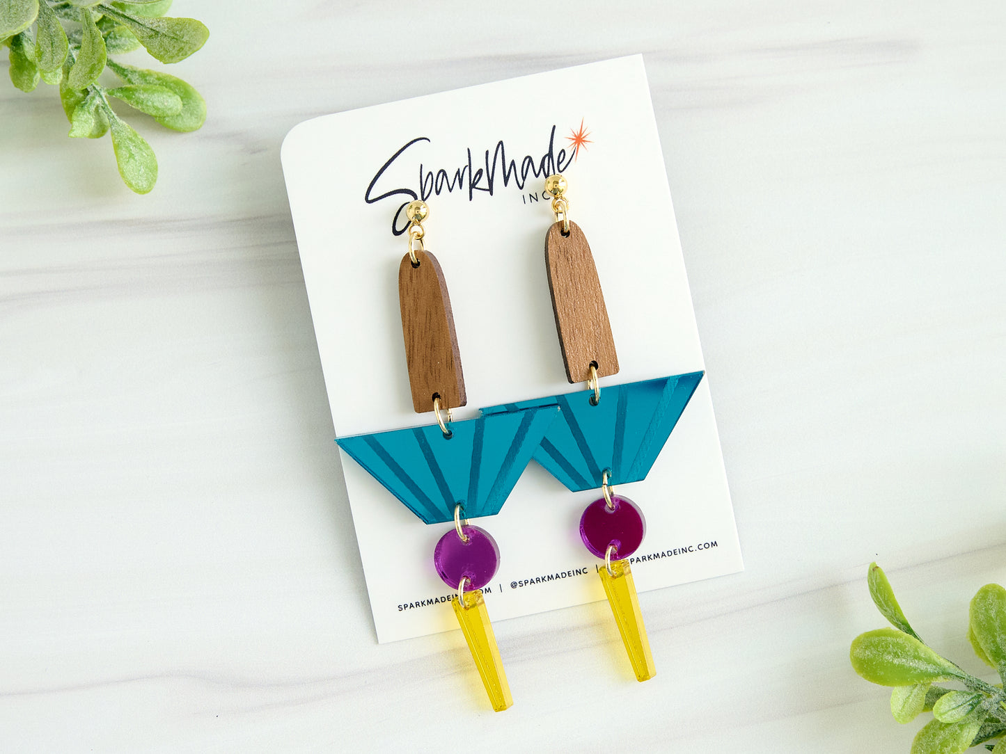 Colibri Peru Inspired Dangle Earrings