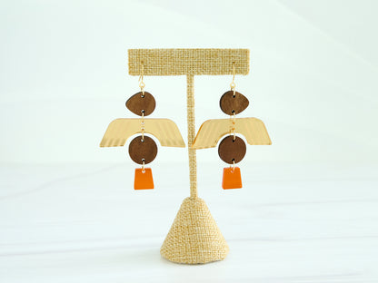 Condor Peru Inspired Dangle Earrings