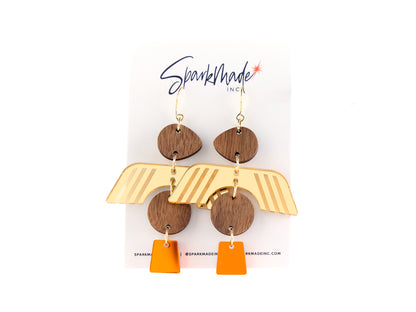 Condor Peru Inspired Dangle Earrings