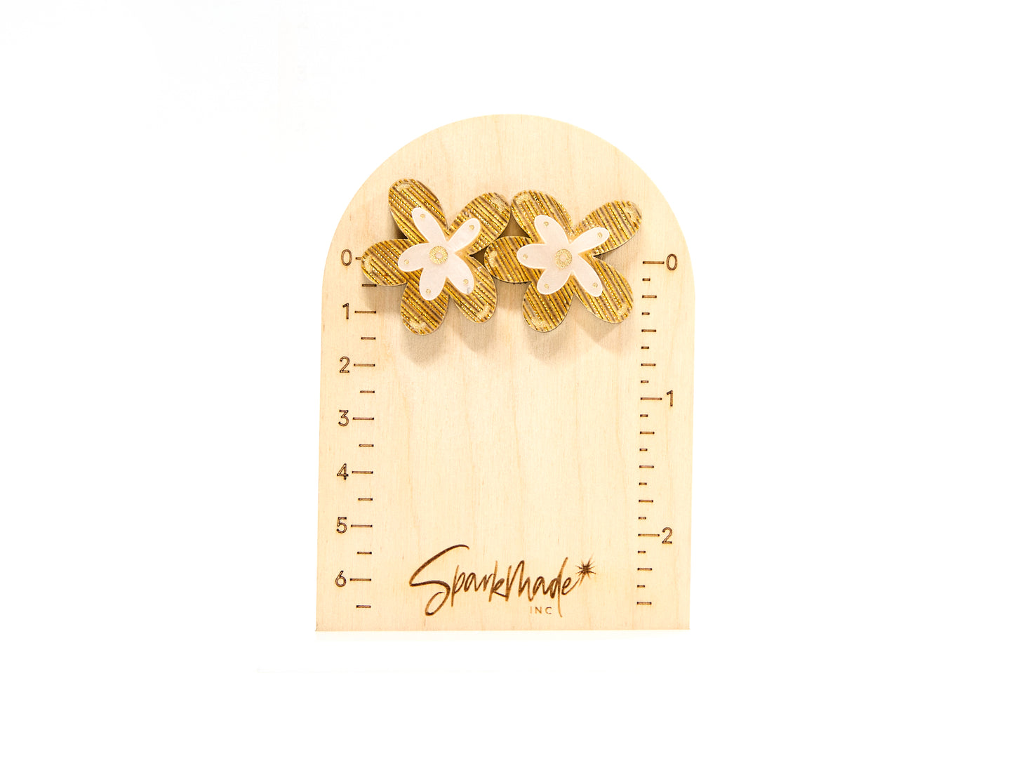 Fantasy Flower Earrings Gold