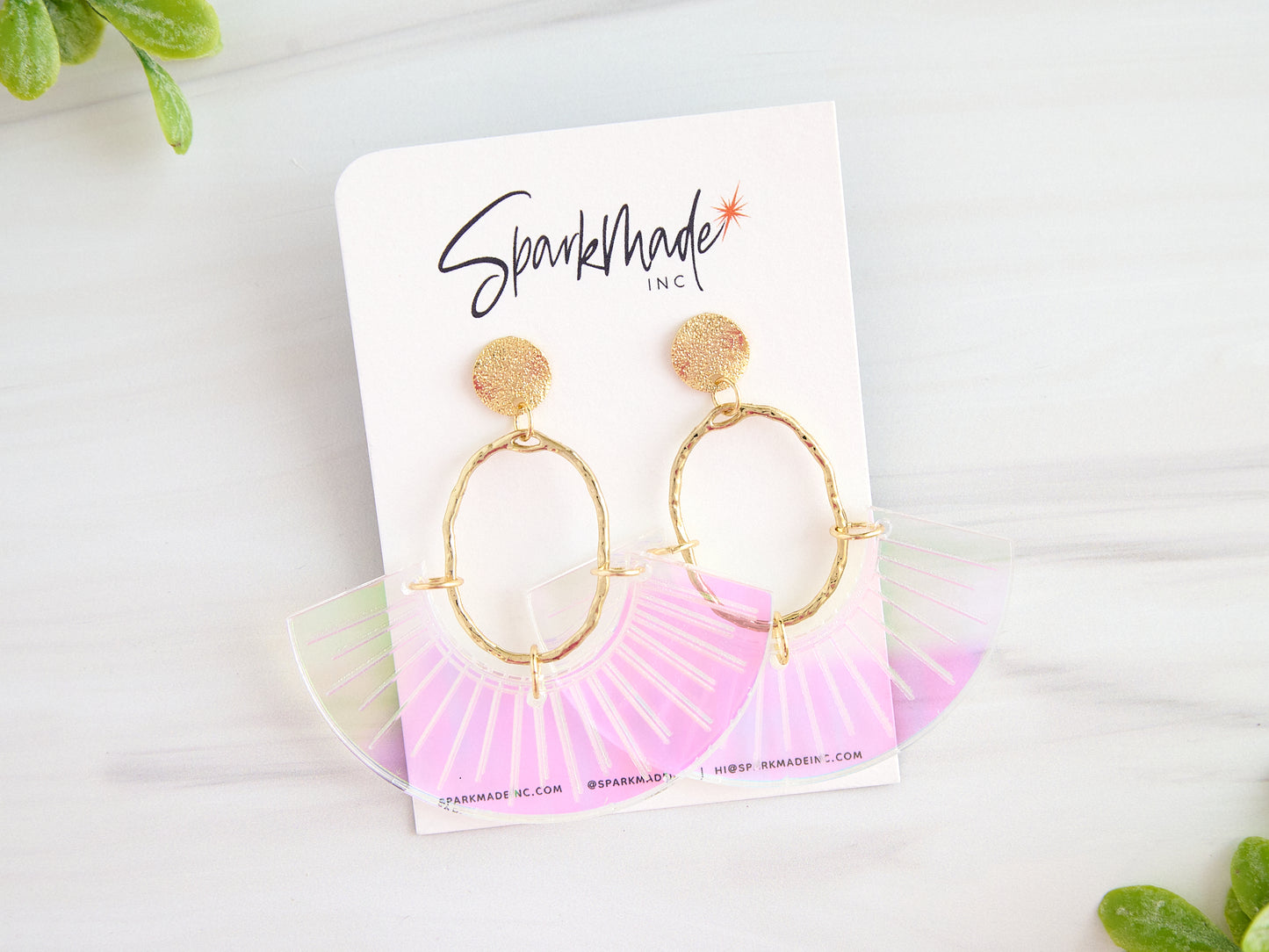 Fantasy Iridescent Statement Earrings