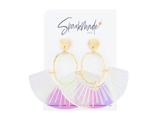 Fantasy Iridescent Statement Earrings