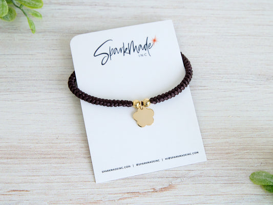 Flower Braided Bracelet