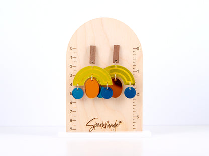 Inca's Face Peru Inspired Dangle Earrings