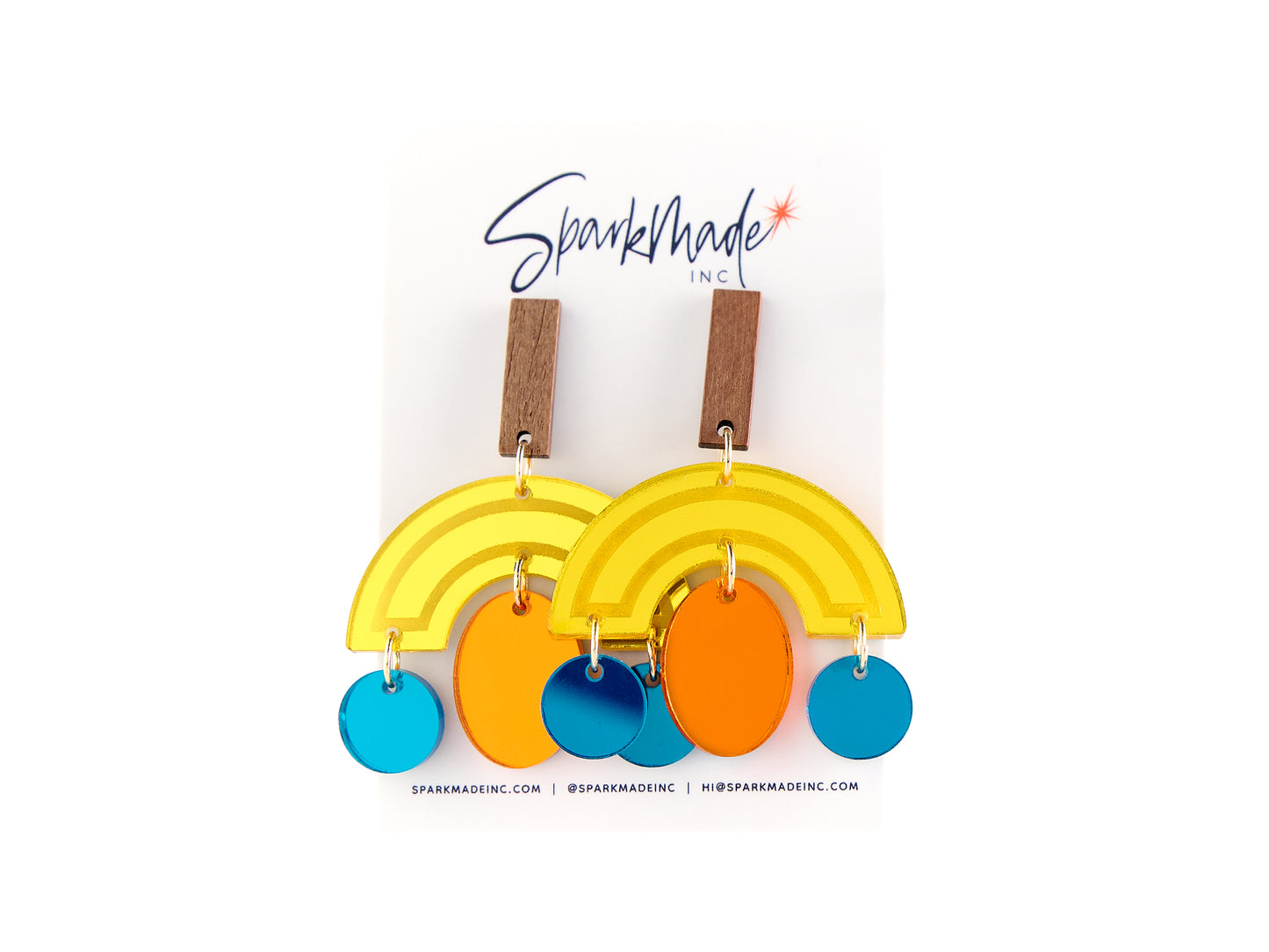 Inca's Face Peru Inspired Dangle Earrings