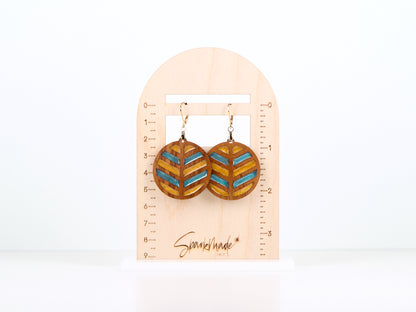 Juliet Harwood and Resin Dangle Earrings