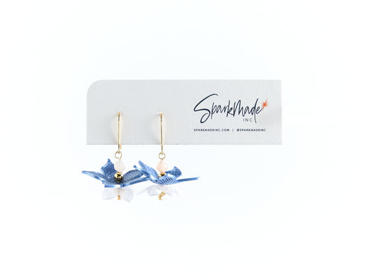 Kaia Drop Earrings Blue