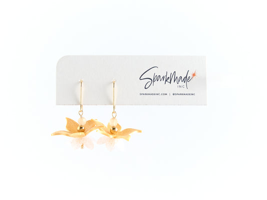 Kaia Drop Earrings Yellow