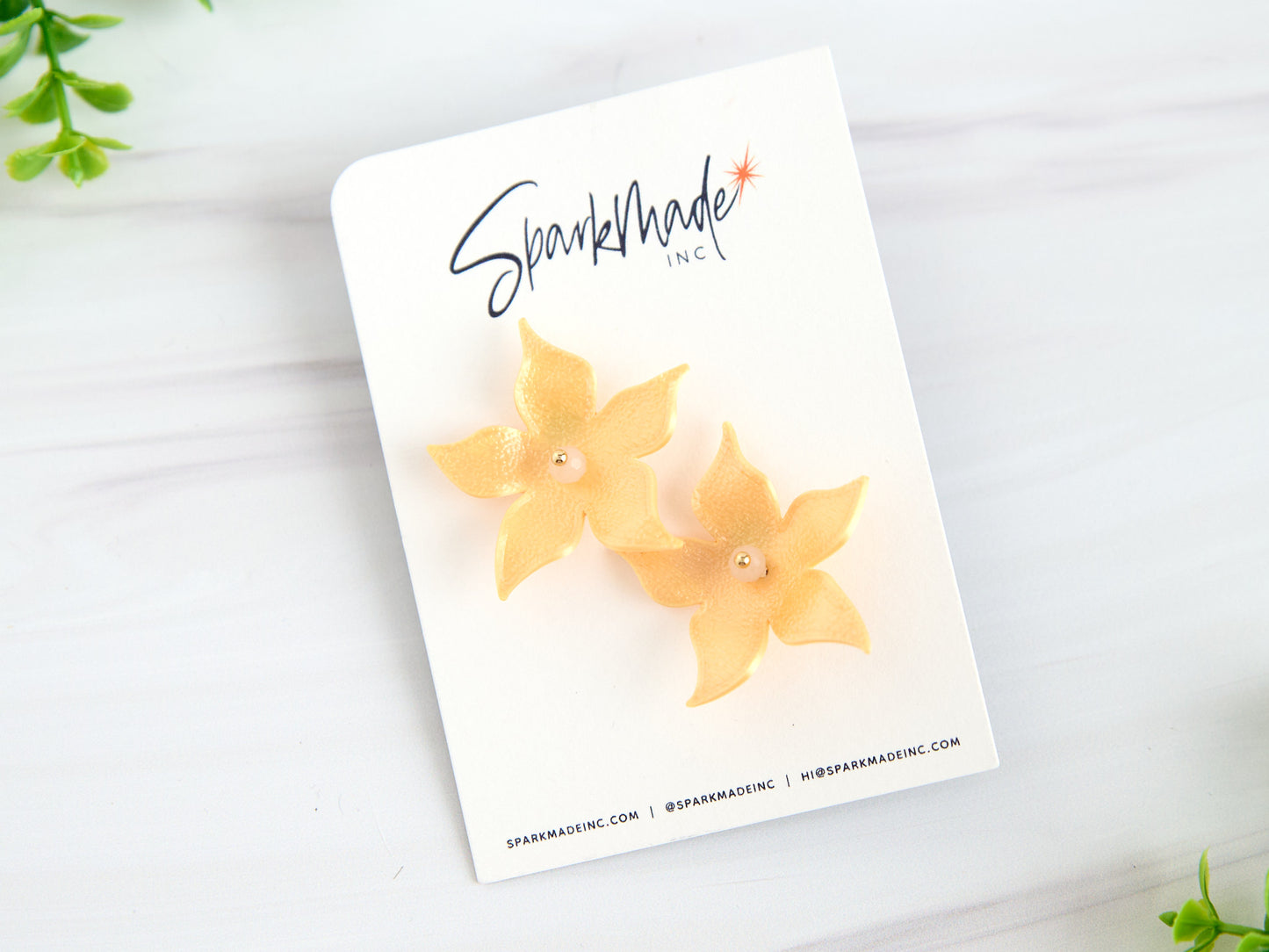 Kaia Earrings Yellow