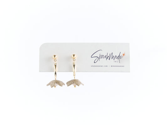 Kaia Single Drop Earrings Gold