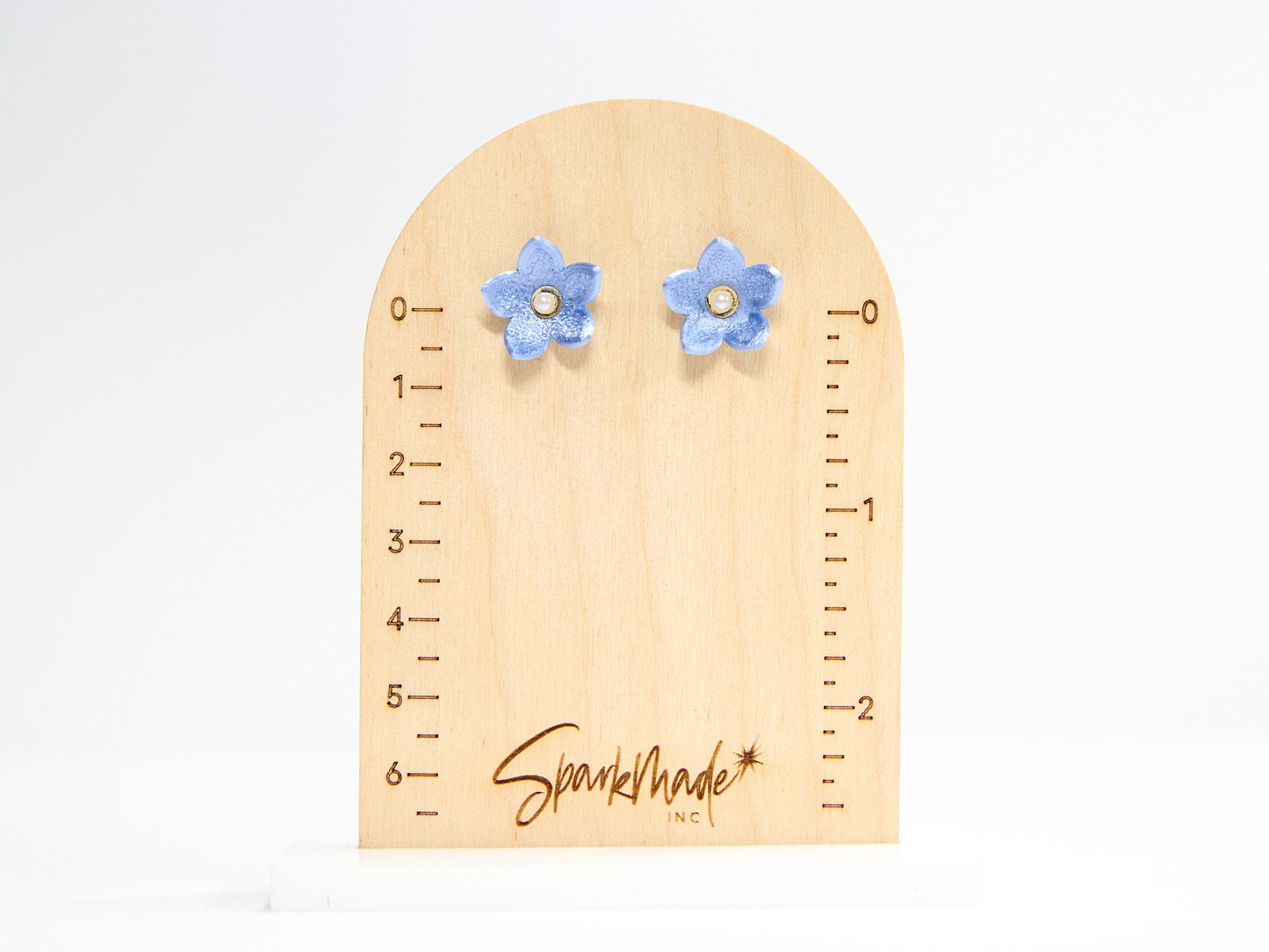 Kaia Stud Earrings Blue