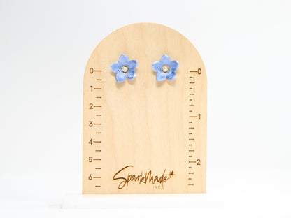 Kaia Stud Earrings Blue