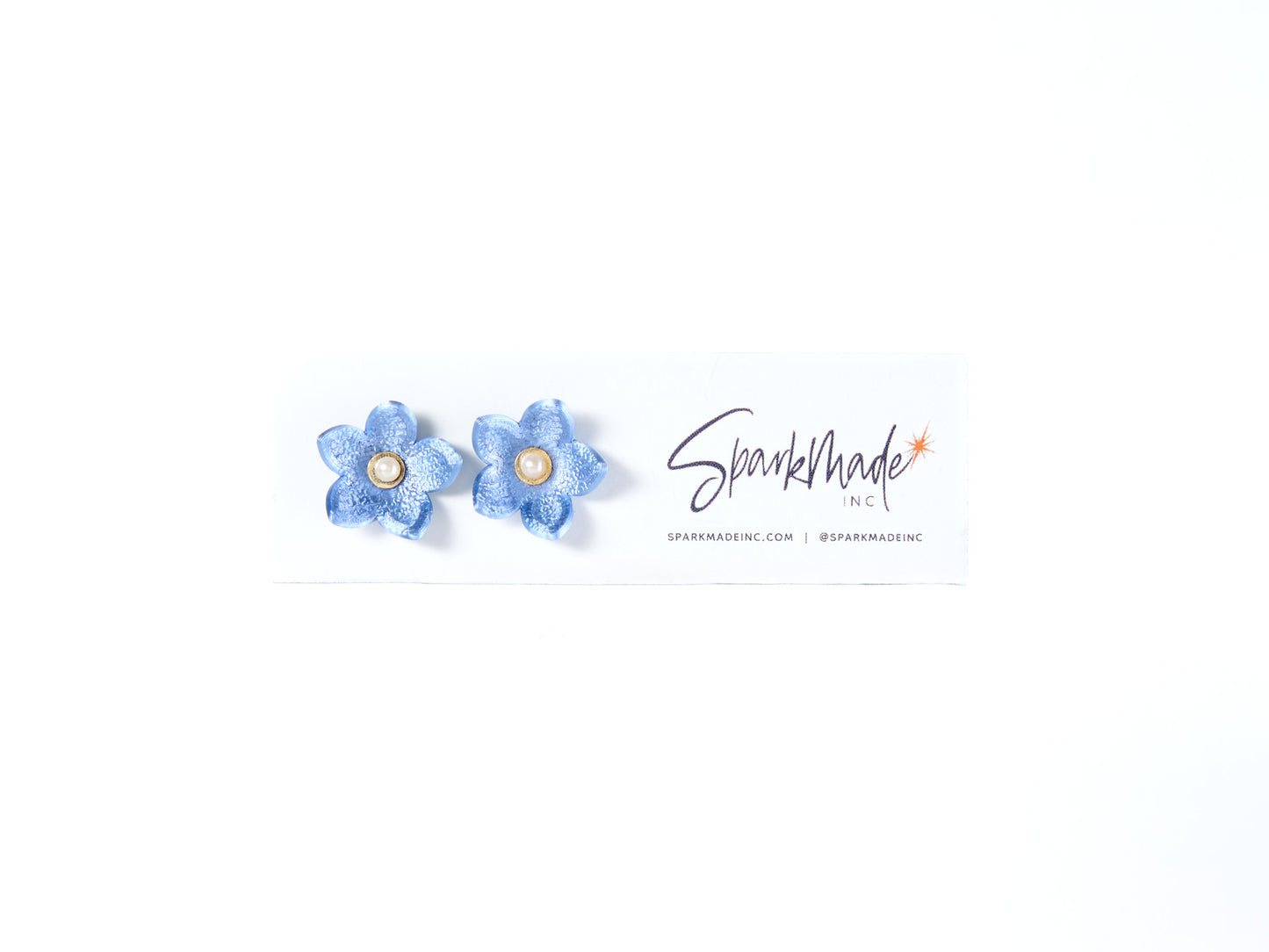 Kaia Stud Earrings Blue