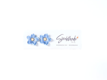 Kaia Stud Earrings Blue