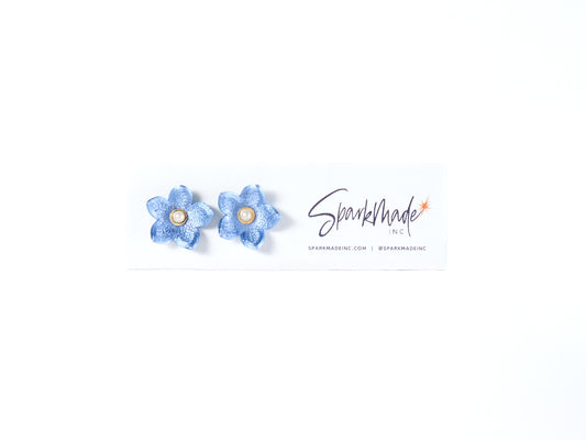 Kaia Stud Earrings Blue