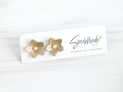 Kaia Stud Earrings Gold