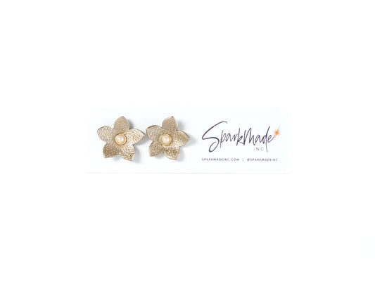Kaia Stud Earrings Gold