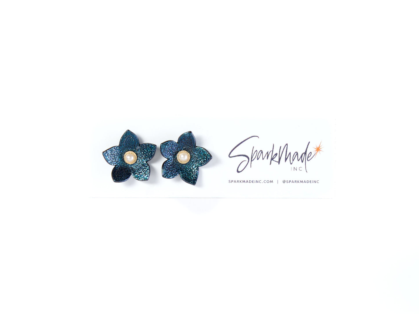 Kaia Stud Earrings Midnight