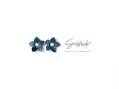 Kaia Stud Earrings Midnight
