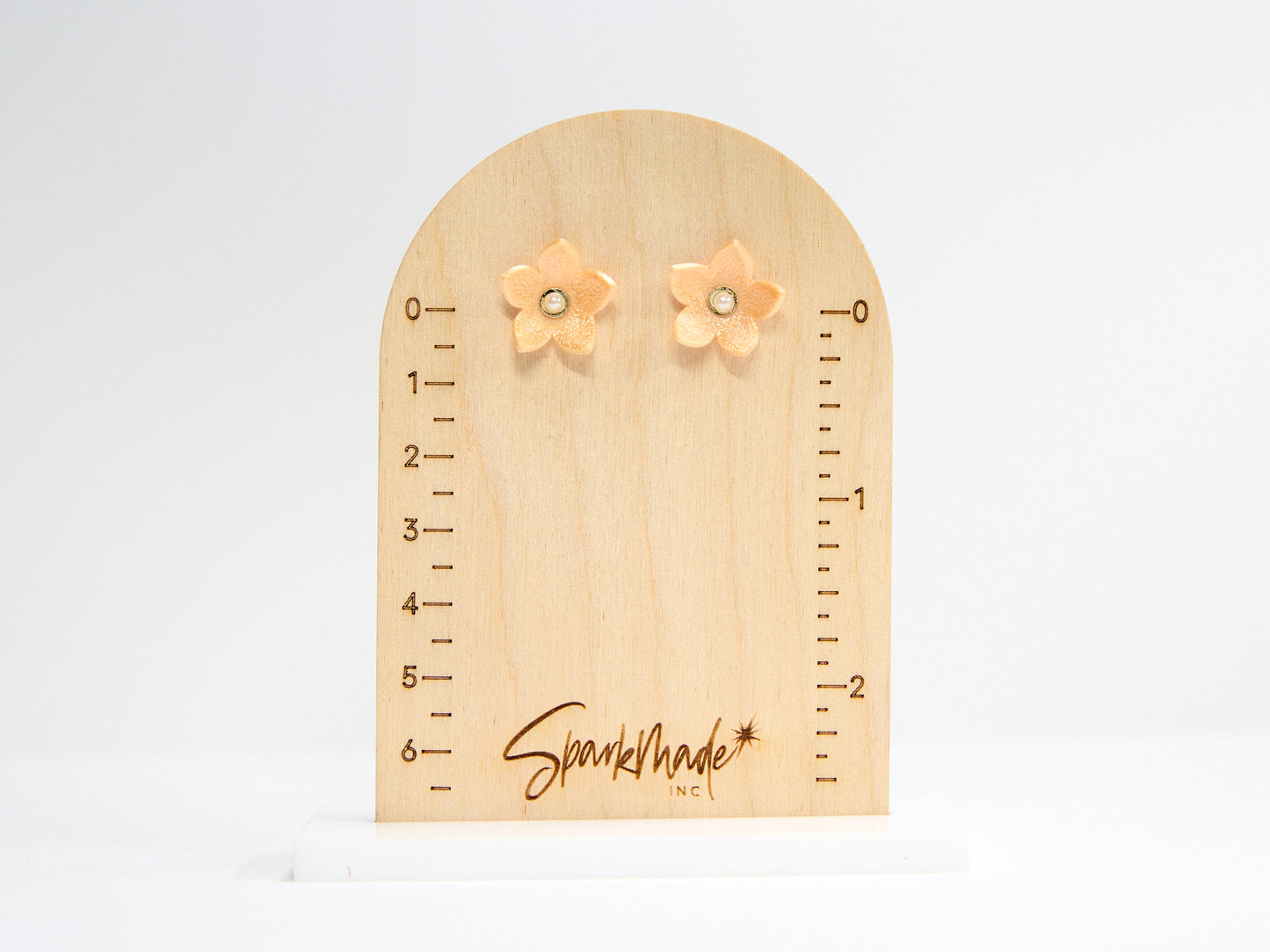Kaia Stud Earrings Yellow