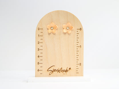 Kaia Stud Earrings Yellow