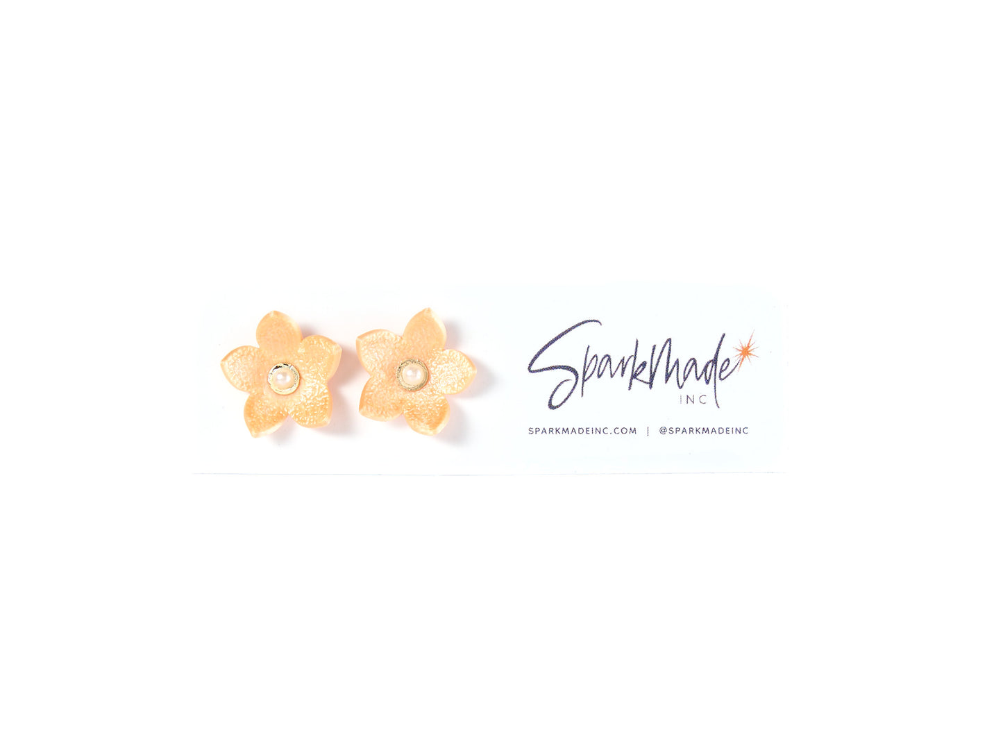 Kaia Stud Earrings Yellow